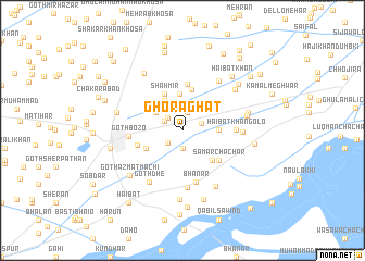map of Ghora Ghāt