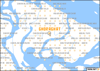 map of Ghorāghāt