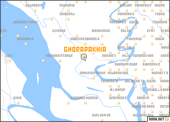 map of Ghorāpākhia