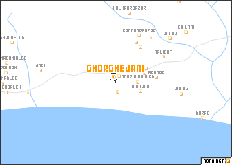 map of Ghorghejāni