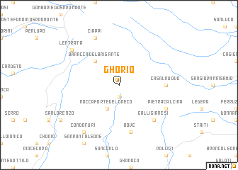 map of Ghorio