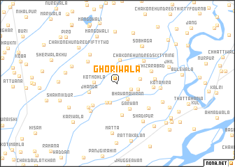 map of Ghoriwāla