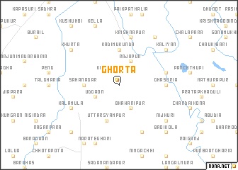 map of Ghorta