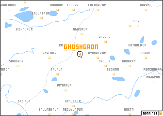 map of Ghoshgaon