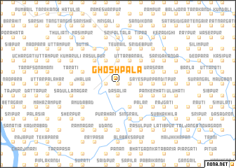 map of Ghoshpāla