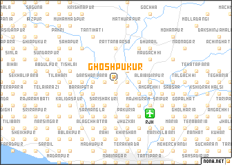 map of Ghoshpukur