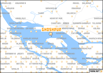 map of Ghoshpur