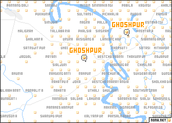 map of Ghoshpur