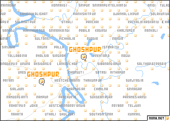 map of Ghoshpur