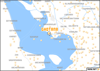 map of Ghotāna