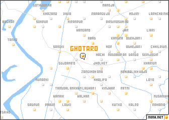 map of Ghotāro
