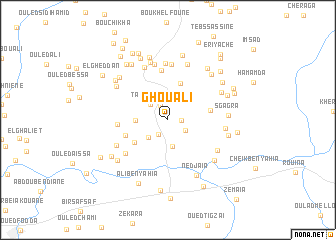 map of Ghouali