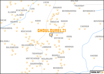 map of Ghoul Ou Melzi