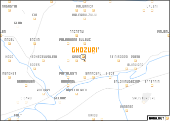 map of Ghozuri
