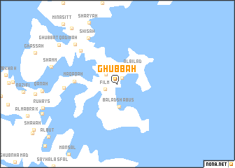 map of Ghubbah
