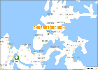 map of Ghubbat Qadīmah