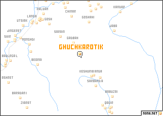 map of Ghuch Kāro Tik