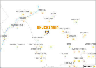 map of Ghūch Zamīn