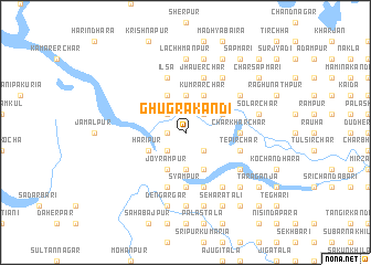 map of Ghugrākāndi