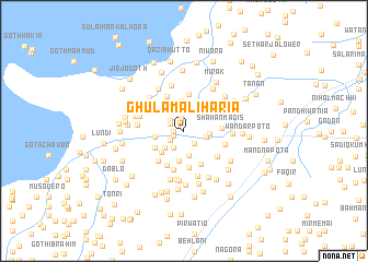 map of Ghulām Ali Hāria
