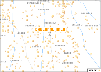 map of Ghulām Aliwāla