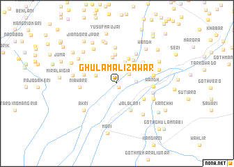 map of Ghulām Ali Zawār