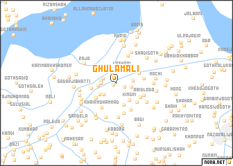 map of Ghulām Ali