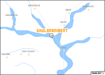 map of Ghulāman-i-Bent