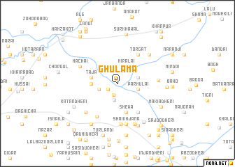 map of Ghulāma