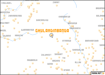 map of Ghulāmdīn Bānda