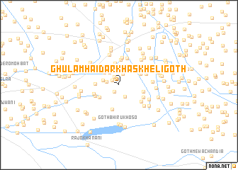 map of Ghulām Haidar Khāskheli Goth