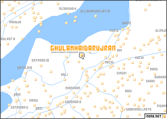 map of Ghulām Haidar Ujrān