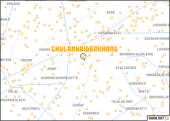 map of Ghulām Haider Khand