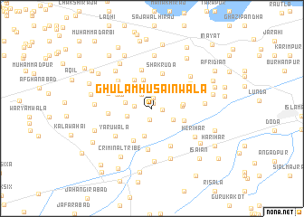 map of Ghulām Husainwāla