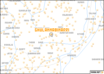 map of Ghulām Mabi Marri