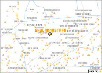 map of Ghulām Mastāfa