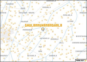 map of Ghulām Muhamamdwāla