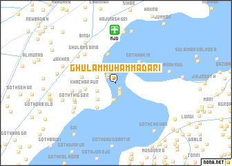 map of Ghulām Muhammad Āri