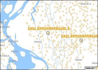 map of Ghulām Muhammadwāla