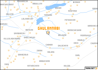 map of Ghulām Nabi