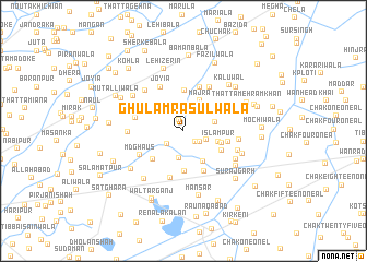 map of Ghulām Rasūlwāla