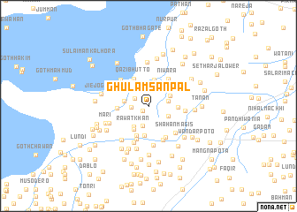 map of Ghulām Sānpāl