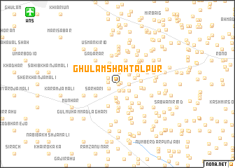 map of Ghulām Shāh Tālpur