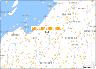 map of Ghulām Shāhwāla