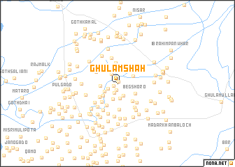 map of Ghulām Shāh