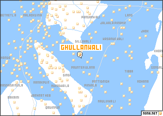 map of Ghullānwāli