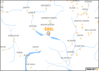 map of Ghūl