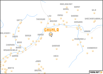 map of Ghumla