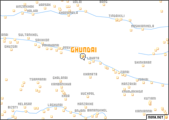 map of Ghundai