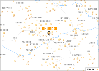 map of Ghundai